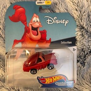 Hot Wheels Disney Character Car Sebastian New